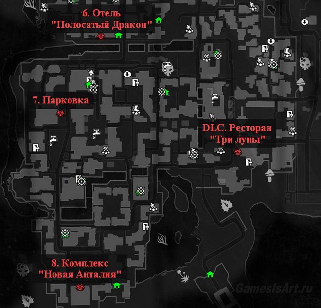 weapon locations dying light map