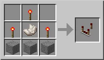 .  (Redstone Comparator)